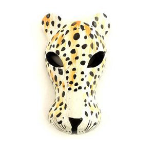 Carved Leopard Mask - Choice of 2 sizes