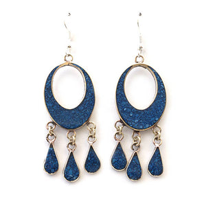 Mexican earrings - Azul Alma