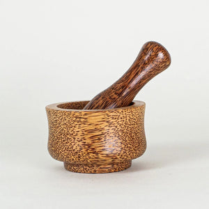 Natural Coconut Wood Pestle and Mortar