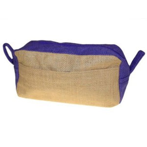 Jute Toiletry Bag - Choice of 2 colours