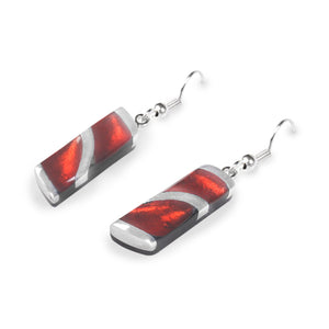 Red Lava Earrings