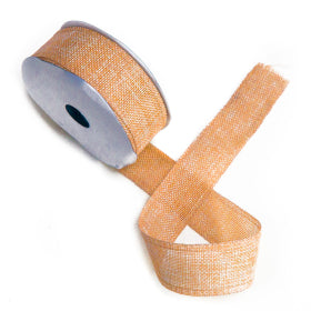 Natural Texture Ribbon 38mm x 20m - Choice of Colours