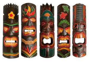 Carved Tiki Masks