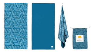100% Recycled Travel Towels - Choice of 4 colours