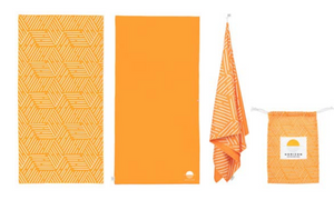 100% Recycled Travel Towels - Choice of 4 colours
