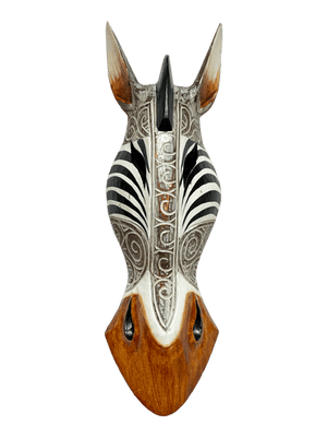 Swirl Zebra Mask - Choice of 2 sizes